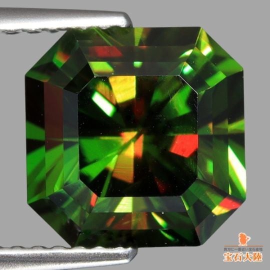 天然スフェーン 4.41ct 【極上グリーン】美品 パキスタン