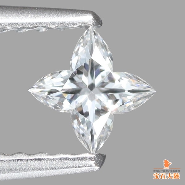 天然ダイヤモンド 天然ダイヤモンド 0.50ct/2P 【オーキディアカット・ペア】F