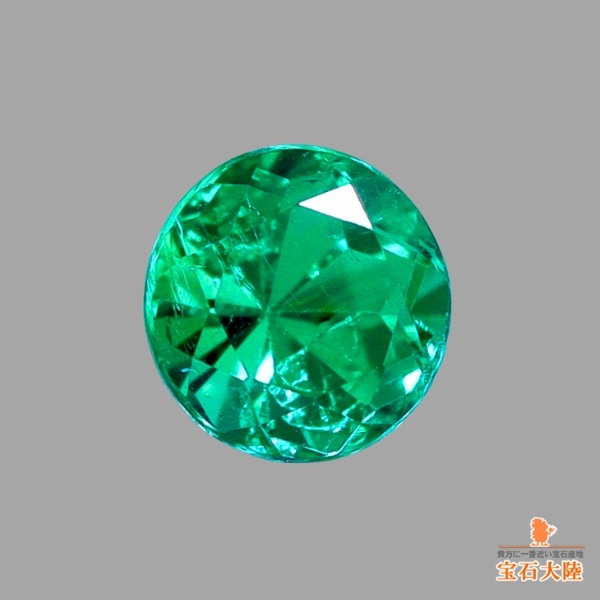 天然エメラルド 0.17ct 【ネオン美彩色・ノンオイル】 コロンビア GIA