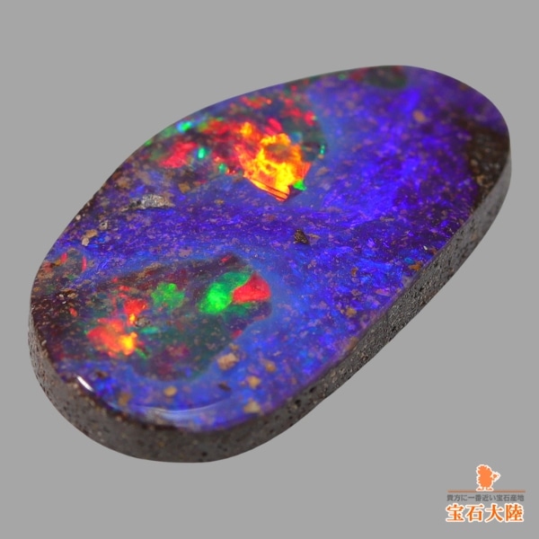 天然ボルダーオパール 4.95ct 【虹彩が舞う奇跡の結晶】