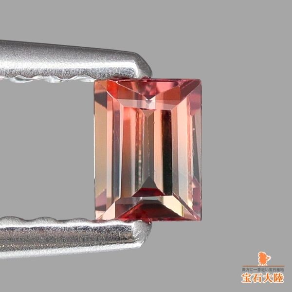 天然サファイア 0.18ct 【黄昏バイカラー】 マダガスカル