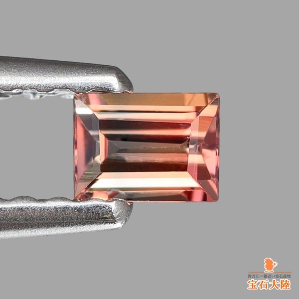 天然サファイア 0.18ct 【黄昏バイカラー】 マダガスカル
