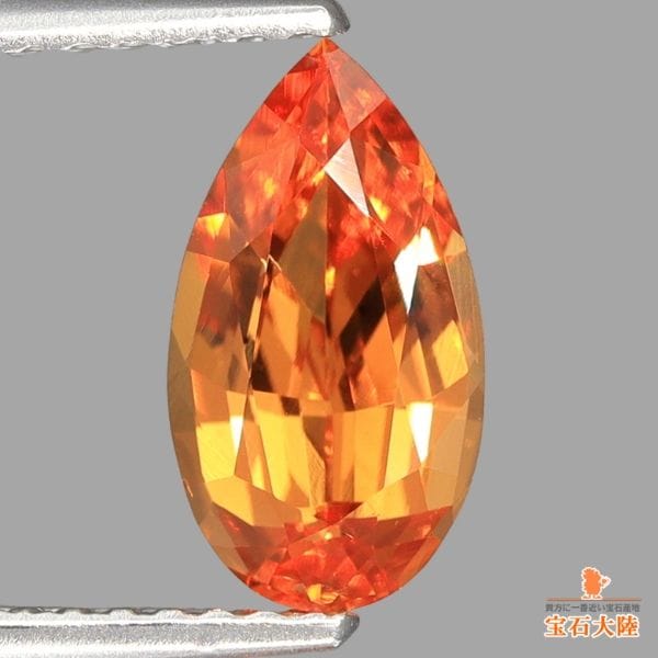 天然スペサルティンガーネット 1.73ct 【美発色マンダリン