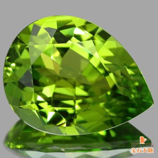 天然トルマリン 5.84ct 【美発色オリーブグリーン】 コンゴ