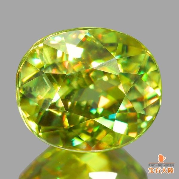スリランカ産非加熱天然イエローサファイアルース スリランカ産非加熱イエローサファイア 5.18ct クッションカット