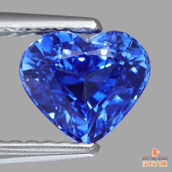 天然サファイア 1.27ct 【コーンフラワーブルー】ハート