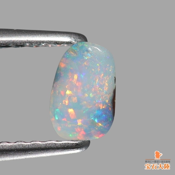 オパール 天然ボルダーオパール 0.25ct 【ミルキー遊色】オーストラリア