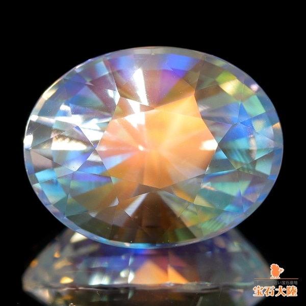 レインボーシラーにレインボー入り!?★アンデシンラブラドライト★オーダー受付中 天然アンデシンラブラドライト 2.44ct 【レインボーシラー】