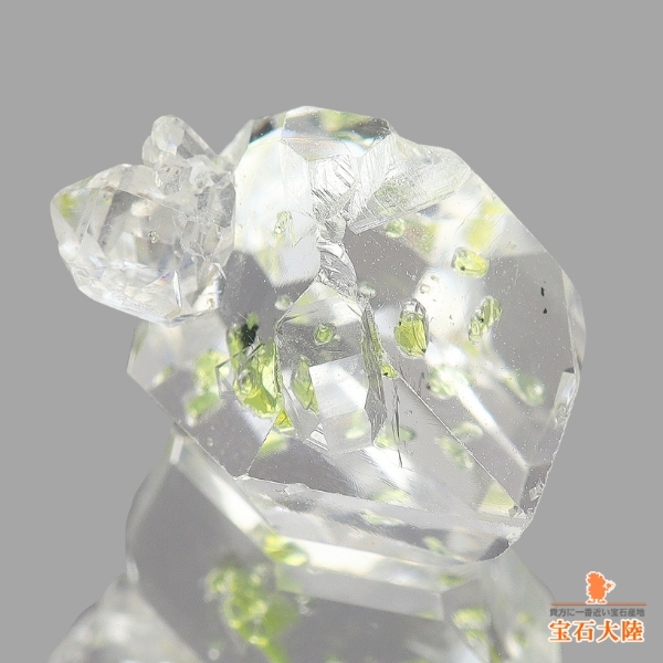 天然オイルインクォーツ 5.23ct 【動く気泡】 ラフ　パキスタン