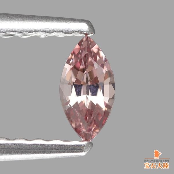 天然マラヤガーネット 0.17ct 【マーキスカット】タンザニア