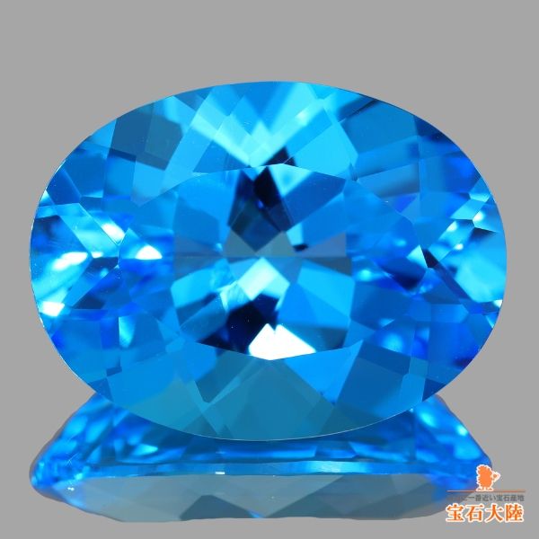 天然トパーズ 19.05ct 【美濃色スイスブルー】 ブラジル