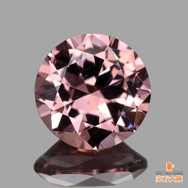 天然マラヤガーネット 0.55ct 【訳あり品】 ダイヤカット タンザニア