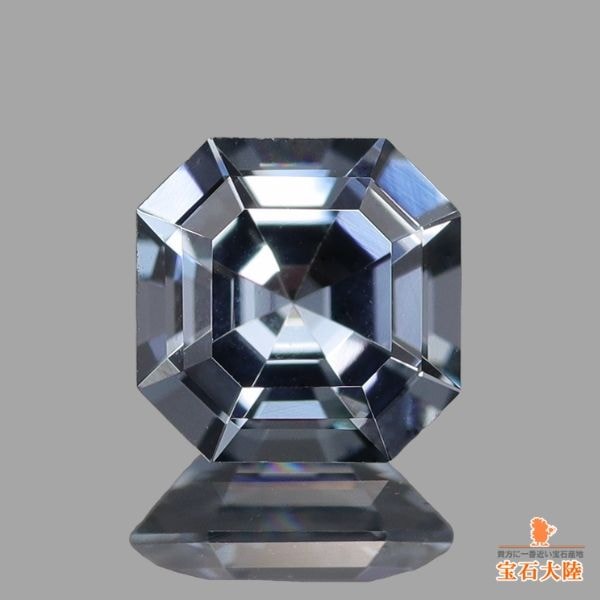 天然スピネル 0.41ct 【アッシャーカット】 タンザニア