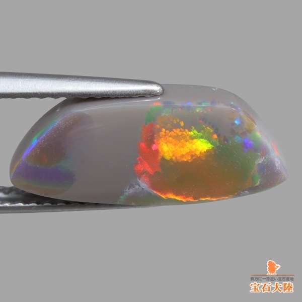 天然ブラックオパール 3.47ct【個性派】ライトニングリッジ