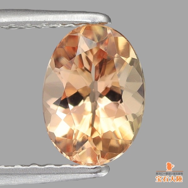 天然インペリアルトパーズ 1.11ct 【イエロニッシュオレンジ