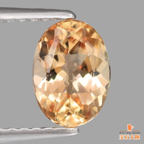 天然インペリアルトパーズ 1.10ct 【イエロニッシュオレンジ