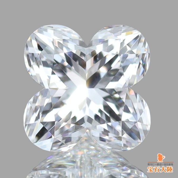 『専用です』天然ダイヤモンド 計0.471ct J-VS1『縁起物の７角形＋♡』 超希少】 0.312ct G VS2 オクタゴンカット 八角形カット ダイヤモンド