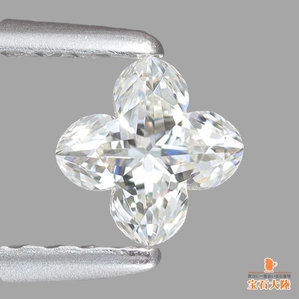 天然ダイヤモンド 0.24ct 【リリィカット】H VVS1 GIA鑑定付