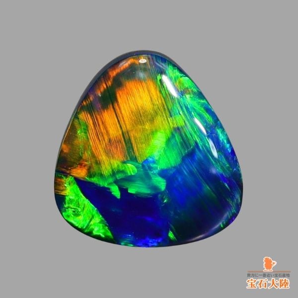 天然ブラックオパール 1.11ct【極美・ネオン遊色】クックラン産出 