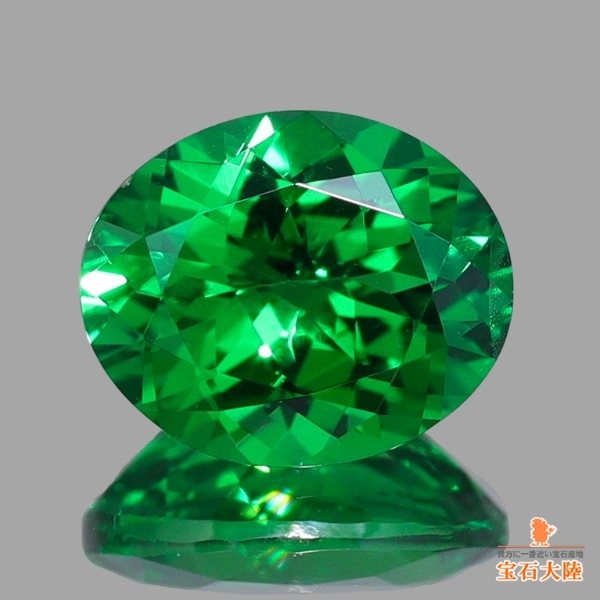 希産！】タンザナイトon ツァボライトガーネット 共生 Tanzania 産 希