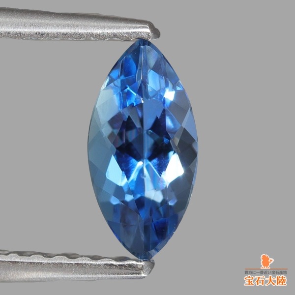 天然アクアマリン 0.43ct 【非加熱サンタマリア】 ブラジル・Tatu産