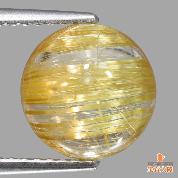 天然ルチルクォーツ 4.14ct 【キャッツアイ】 ブラジル