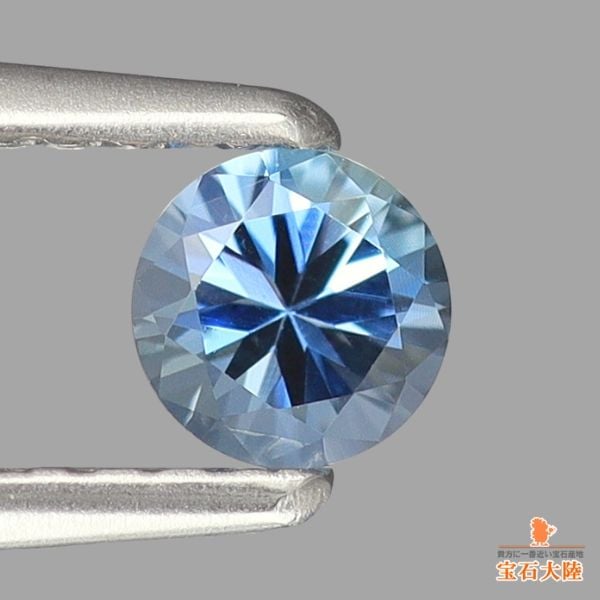 天然アクアマリン 0.23ct 【ラウンドカット】モザンビーク