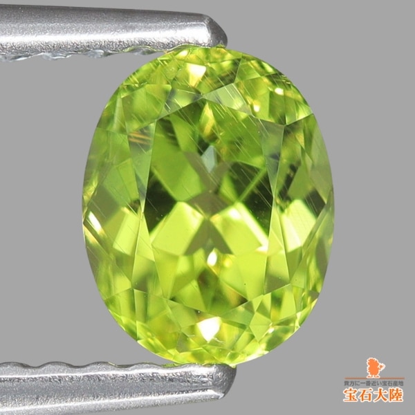 天然ペリドット 0.77ct 【隕石】美品 パラサイト