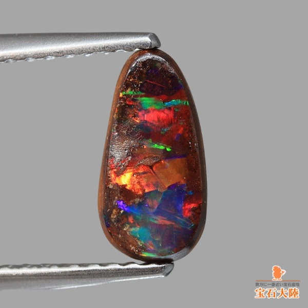 ボルダー　オパール　オーストラリア産　天然 天然ボルダーオパール 1.59ct [オーストラリア産]