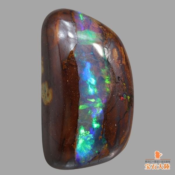 天然ボルダーオパール 4.82ct 【個性的なパイプ】オーストラリア