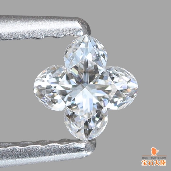 天然ダイヤモンド 0.25ct 【リリィカット】E VS1 GIA鑑定付　※オーダー限定