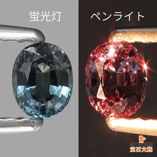天然カラーチェンジガーネット 0.34ct 【アレキタイプ】 マダガスカル
