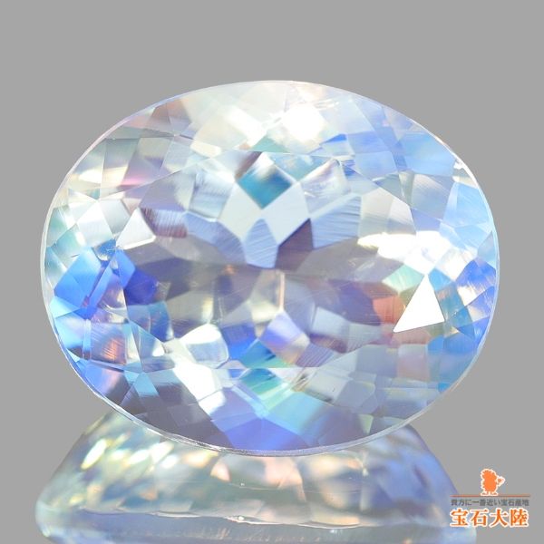 天然アンデシンラブラドライト 3.59ct 【ブルーレインボー】 マダガスカル