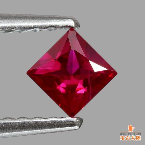 ★数量限定★希少☆世界四大宝石【50g母岩付き天然ルビー『紅玉』ラフ原石】❤ 天然ルビー 0.41ct 【モザンビーク】 鮮やか 鑑別付