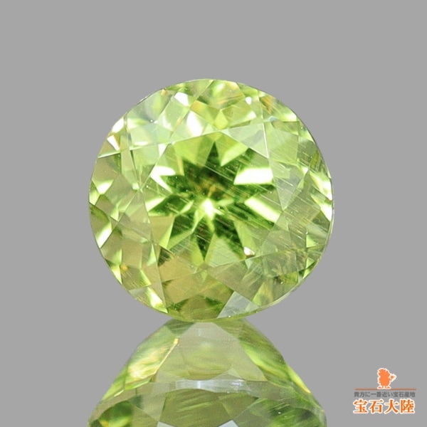 天然ペリドット 0.26ct 【隕石・レインボー】 パラサイト