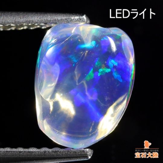 天然ウォーターオパール 1.80ct 【瑞々しいバロック】メキシコ
