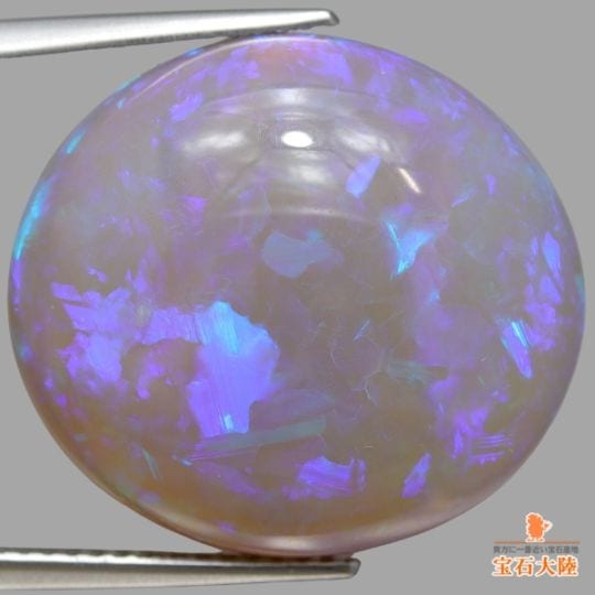 天然オパール 23.17ct 【ブルー&パープル遊色】ライトニングリッジ