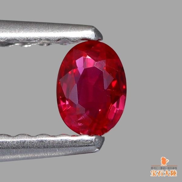 個性派シック高品質四つ葉彫り天然ルビー☓ルビーデザブレ 天然ルビー 0.18ct 【モザンビーク】 鑑別付