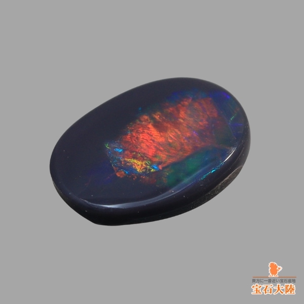 天然ブラックオパール 0.84ct【ユニークレッド】ライトニングリッジ 天然ブラックオパール 0.84ct【ユニークレッド】ライトニングリッジ