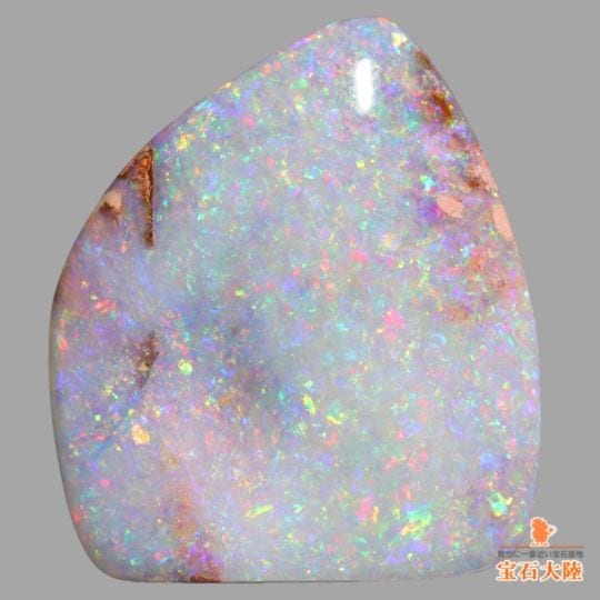 天然ボルダーオパール 約162.6g 天然ボルダーオパール 18.04ct 【ミルキー遊色】オーストラリア