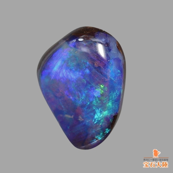 天然ボルダーオパール 1.86ct 【グリーン遊色】オーストラリア