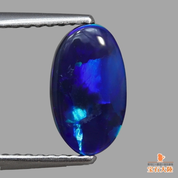 天然ブラックオパール 1.09ct 【ブルー遊色】ライトニングリッジ