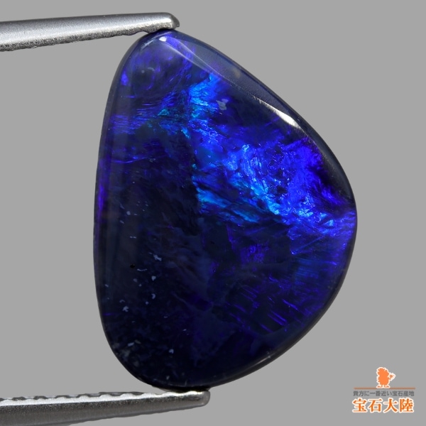大粒3.86ct オーストラリアライトニングリッジ産 ブラックオパール