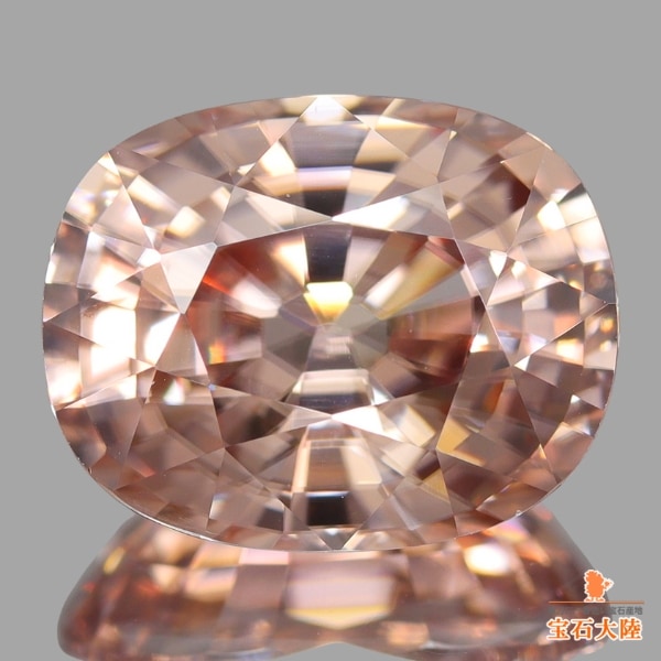 天然ジルコン 5.54ct 【シャンパンカラー】マダガスカル