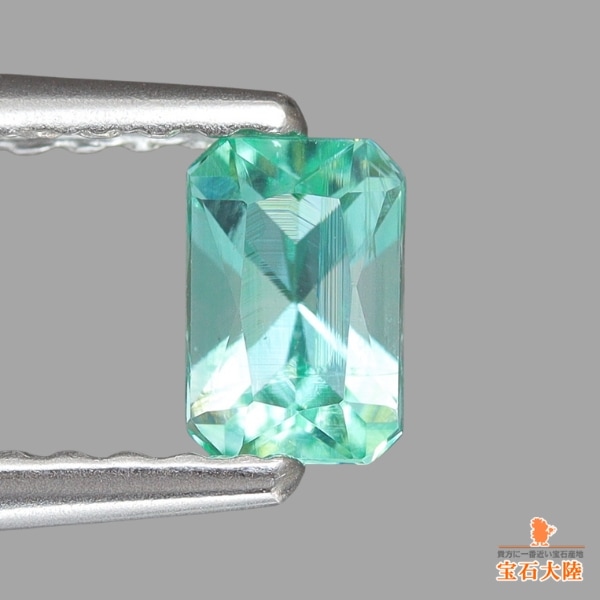 天然ヘミモルファイト 0.97ct 【明るいブルー】 コンゴ