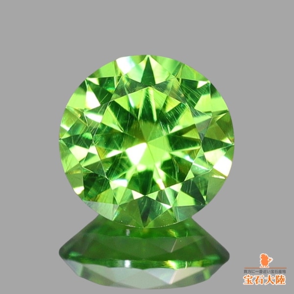 天然デマントイドガーネット 0.37ct 【ホーステールインクルージョン