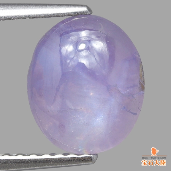 天然サファイア 4.16ct 【六条スター】ラベンダー スリランカ