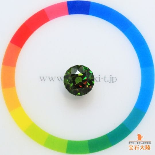 天然スフェーン 3.70ct 【極上グリーン】美品 パキスタン 日独鑑別付
