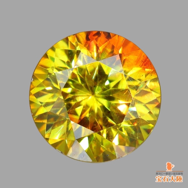 天然スファレライト 2.04ct 【オレンジ＆イエロー】 スペイン