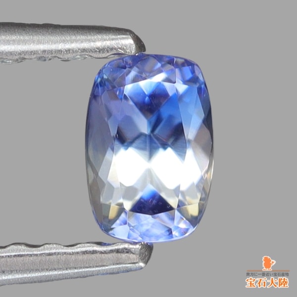 天然ゾイサイト 0.76ct 【煌めく薄菫色】 オーバル